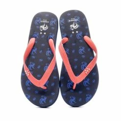 FFF Equipe De France Tongs Marine/Rouge FFF 7 FFF Equipe De France Tongs Marine/Rouge FFF -Magasin de vente Relife B2CD 5742