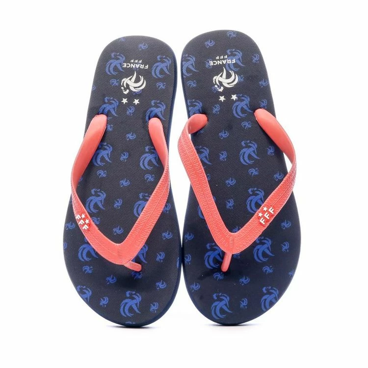 FFF Equipe De France Tongs Marine/Rouge FFF 5 FFF Equipe De France Tongs Marine/Rouge FFF – Image 3