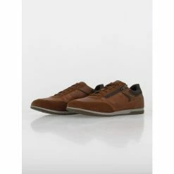 GEOX Chaussures Basses Cuir Ou Simili Geox Renan Browncotto Uomo Sneakers Marron 7-374 -Magasin de vente Relife B2CD 5750