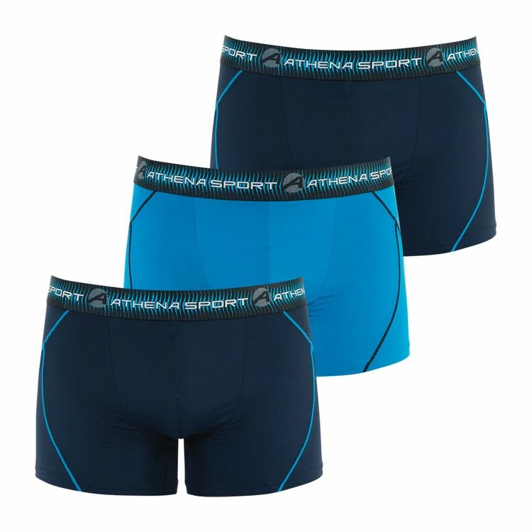 Athena Lot De 3 Boxers Homme Training 8 Athena Lot De 3 Boxers Homme Training – Image 6