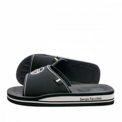 SERGIO TACCHINI Claquettes Noires Homme Sergio Tacchini Acapulco