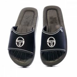 SERGIO TACCHINI Claquettes Noires Homme Sergio Tacchini Acapulco -Magasin de vente Relife B2CD 5801