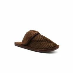 Kebello Chaussons En VeloursHomme Marron -Magasin de vente Relife B2CD 5809
