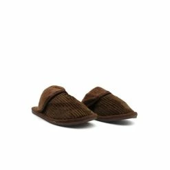 Kebello Chaussons En VeloursHomme Marron -Magasin de vente Relife B2CD 5810