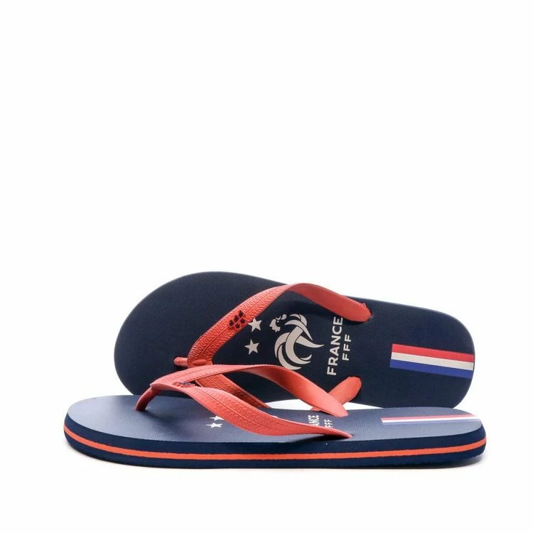 FFF Equipe De France Tongs Marines Homme FFF 3 FFF Equipe De France Tongs Marines Homme FFF