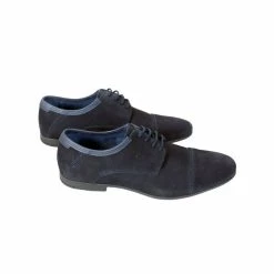 PIERRE CARDIN Derbies En CuirHomme Bleu -Magasin de vente Relife B2CD 5985