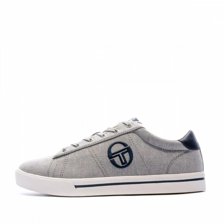 SERGIO TACCHINI Chaussures En Toile Gris/Marine Homme Sergio Tacchini Twill 3 SERGIO TACCHINI Chaussures En Toile Gris/Marine Homme Sergio Tacchini Twill