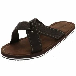 TREEKER9 Tongs Claquettes Treeker9 Jeffrey Claquette Havane H Marron 40620