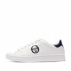 SERGIO TACCHINI Baskets Blanc/Marine Homme Sergio Tacchini Gran Torino