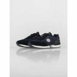 SERGE BLANCO Chaussures Basses Cuir Ou Simili Serge Blanco Sneakers Marine Bleu 7-108 -Magasin de vente Relife B2CD 6101
