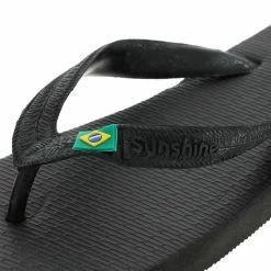 TREEKER9 Tongs Claquettes Treeker9 Pop Noir Brasil Tong Noir 47216 -Magasin de vente Relife B2CD 6107