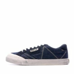 REPLAY Baskets Basses Bleu Denim Homme Replay Collège