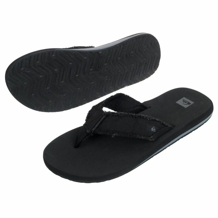 QUIKSILVER Tongs Claquettes Quiksilver Monkey Abyss Noir Tong Noir 61013 4 QUIKSILVER Tongs Claquettes Quiksilver Monkey Abyss Noir Tong Noir 61013 – Image 2