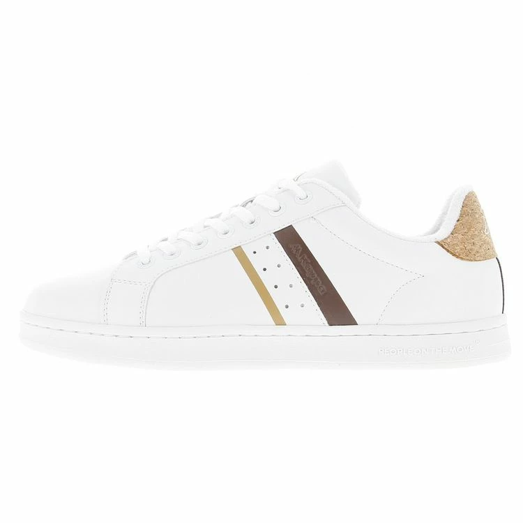 KAPPA Chaussures Basses Cuir Ou Simili Kappa Alpha Blanc Marronvintage H Blanc 0-612 3 KAPPA Chaussures Basses Cuir Ou Simili Kappa Alpha Blanc Marronvintage H Blanc 0-612