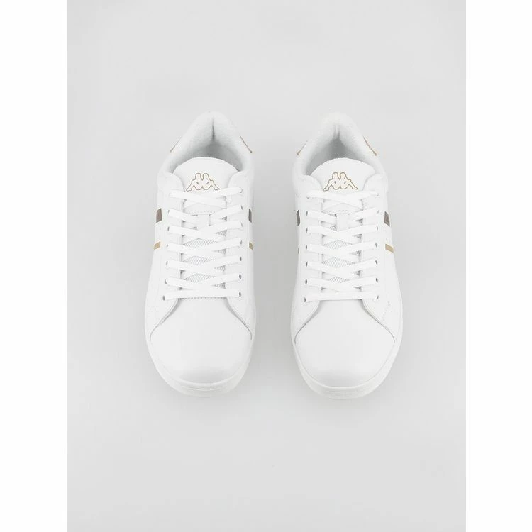 KAPPA Chaussures Basses Cuir Ou Simili Kappa Alpha Blanc Marronvintage H Blanc 0-612 6 KAPPA Chaussures Basses Cuir Ou Simili Kappa Alpha Blanc Marronvintage H Blanc 0-612 – Image 4