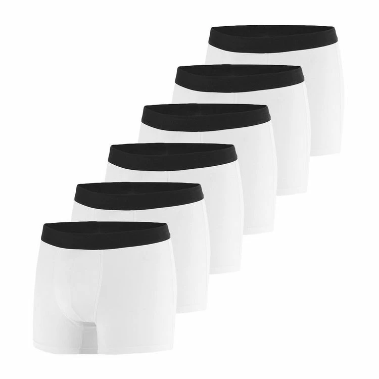 MY ESSENTIAL Lot De 6 Boxers Homme En Coton Bio My Esssential Blanc 3 MY ESSENTIAL Lot De 6 Boxers Homme En Coton Bio My Esssential Blanc