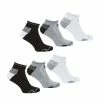 WILSON LOT DE 6 PAIRES DE CHAUSSETTES BASSES WILSON BLANC GRIS