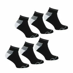 WILSON LOT DE 6 PAIRES DE CHAUSSETTES BASSES WILSON BLANC GRIS -Magasin de vente Relife B2CD 683