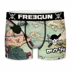 FREEGUN Lot De 3 Boxers Homme One Piece -Magasin de vente Relife B2CD 789