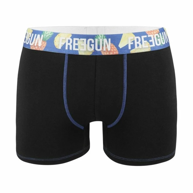 FREEGUN Lot De 3 Boxers Homme En Coton Bio Fruts 5 FREEGUN Lot De 3 Boxers Homme En Coton Bio Fruts – Image 3
