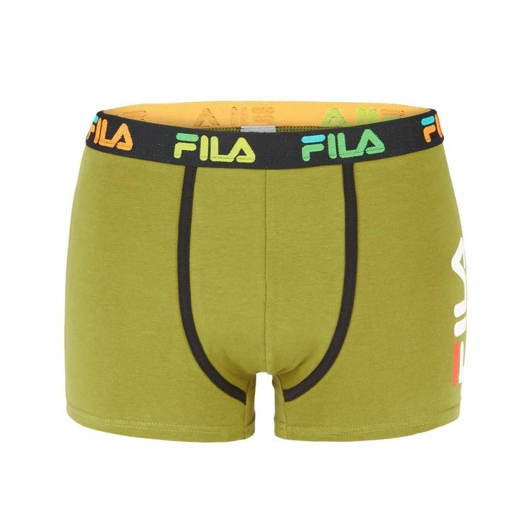 FILA Lot De 2 Boxers Coton Homme FU5040 Army And Uni 6 FILA Lot De 2 Boxers Coton Homme FU5040 Army And Uni – Image 4