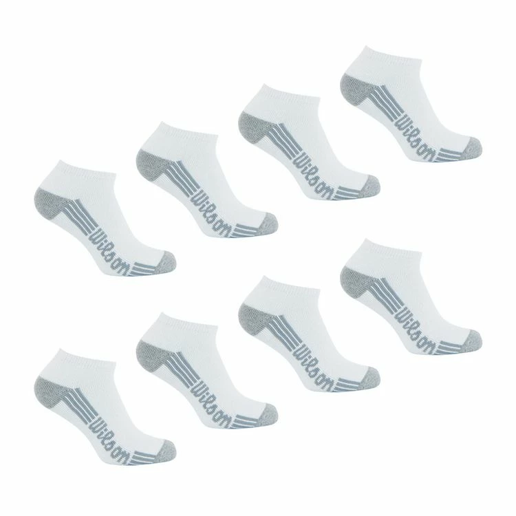 WILSON LOT DE 8 PAIRES DE CHAUSSETTES BASSES WILSON 3 WILSON LOT DE 8 PAIRES DE CHAUSSETTES BASSES WILSON
