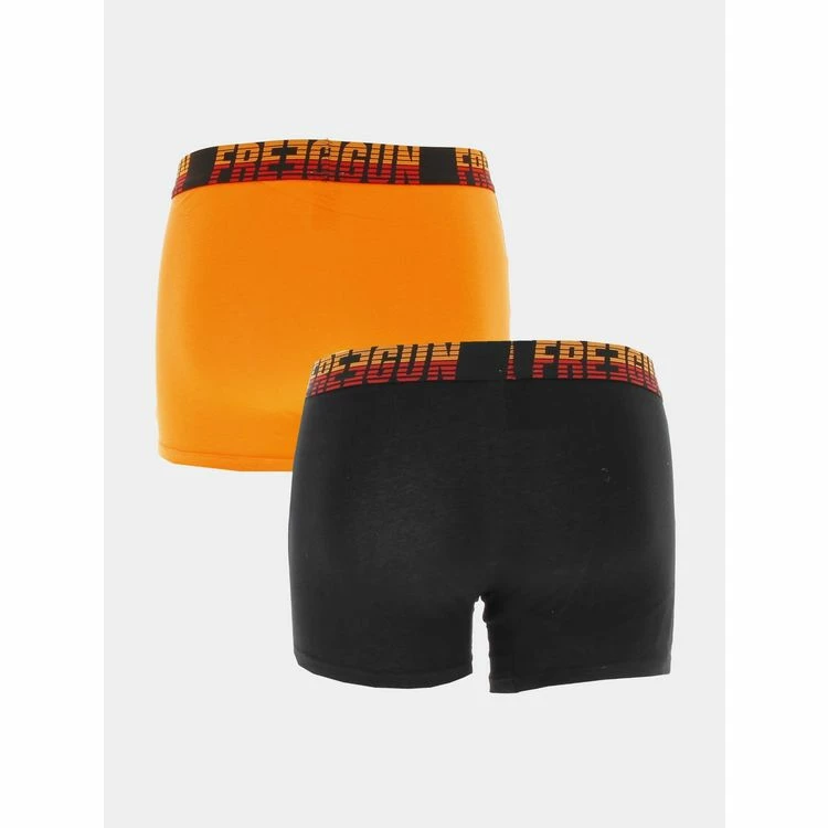FREEGUN Sous Vêtement Boxer Freegun Ass15 Lot2 Boxer X2 Orange Orange 96023 4 FREEGUN Sous Vêtement Boxer Freegun Ass15 Lot2 Boxer X2 Orange Orange 96023 – Image 2