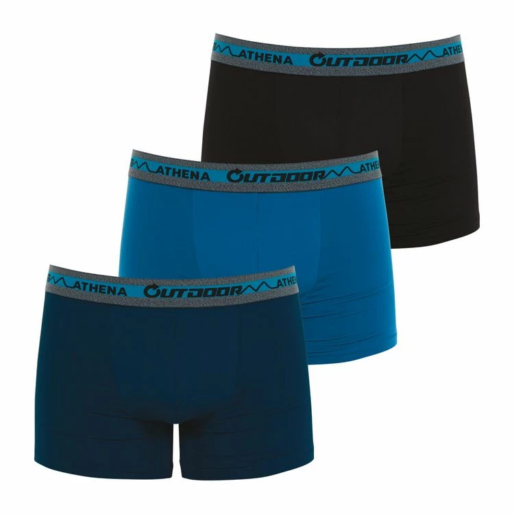 Athena Lot De 3 Boxers Recyclé Homme Outdoor 4 Athena Lot De 3 Boxers Recyclé Homme Outdoor – Image 2