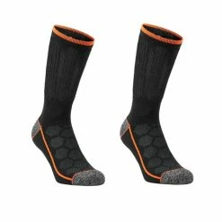 Black & Decker Lot De 2 Paires De Chaussettes Hautes De Travail Tool