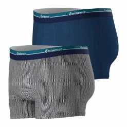 Eminence Lot De 2 Boxers Homme Edition Coton Bio -Magasin de vente Relife B2CD 963