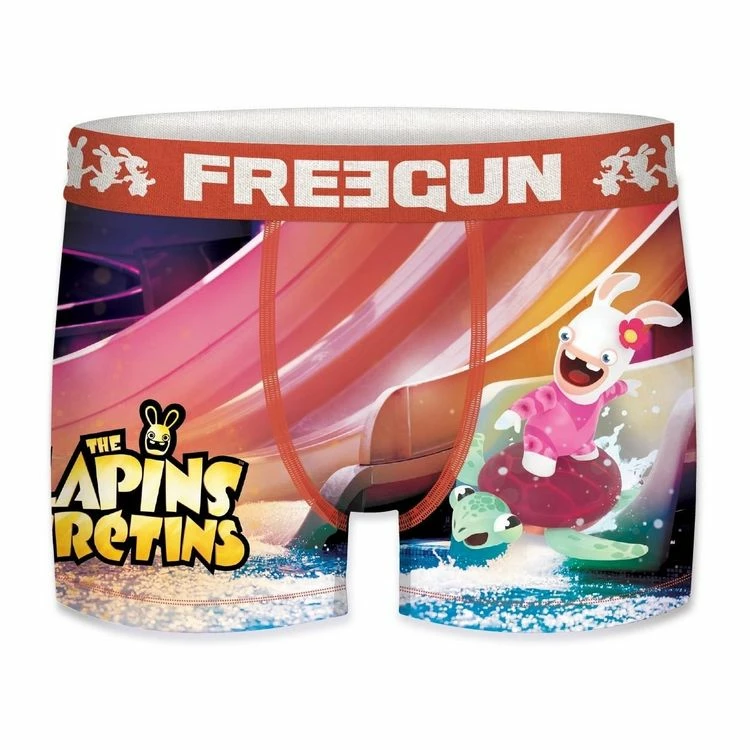 FREEGUN Lot De 5 Boxers Homme Lapins Crétins 6 FREEGUN Lot De 5 Boxers Homme Lapins Crétins – Image 4