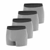 MY ESSENTIAL Lot De 4 Boxers Homme En Coton Bio My Esssential Gris