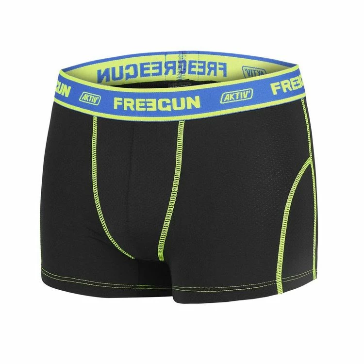 FREEGUN Lot De 4 Boxers Homme Aktiv Sport Fluo 6 FREEGUN Lot De 4 Boxers Homme Aktiv Sport Fluo – Image 4